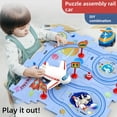 thumbnail image 3 of Children's Educational Puzzle Track Car Play Set DIY Assembly Electric Tra New X2E6, 3 of 7