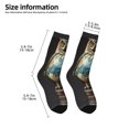 thumbnail image 2 of Naloa Owl Globe Sculpture Kids Socks Unisex Kids and Toddlers' Crew Socks, ,1 Pairs, 2 of 5