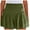 Green, variant on JIKNTTR Casual Shorts for Women Womens Shorts High Elastic Waisted Pleated Ruffle Cute Shorts Beach Flowy Shorts Summer Casual Shorts