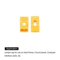 thumbnail image 4 of Unique Bargains Jumper Cap 2.54mm Pitch Connector Long Type Jumper Plug, Yellow 10 Pack, 4 of 4