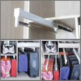 thumbnail image 1 of Modern Closet Companion, Space Saving Drying Rack Width Adjustable Aluminum Alloy Closet Organizer, Upgrade Pull-out System for Streamlined Storage, 1 of 5