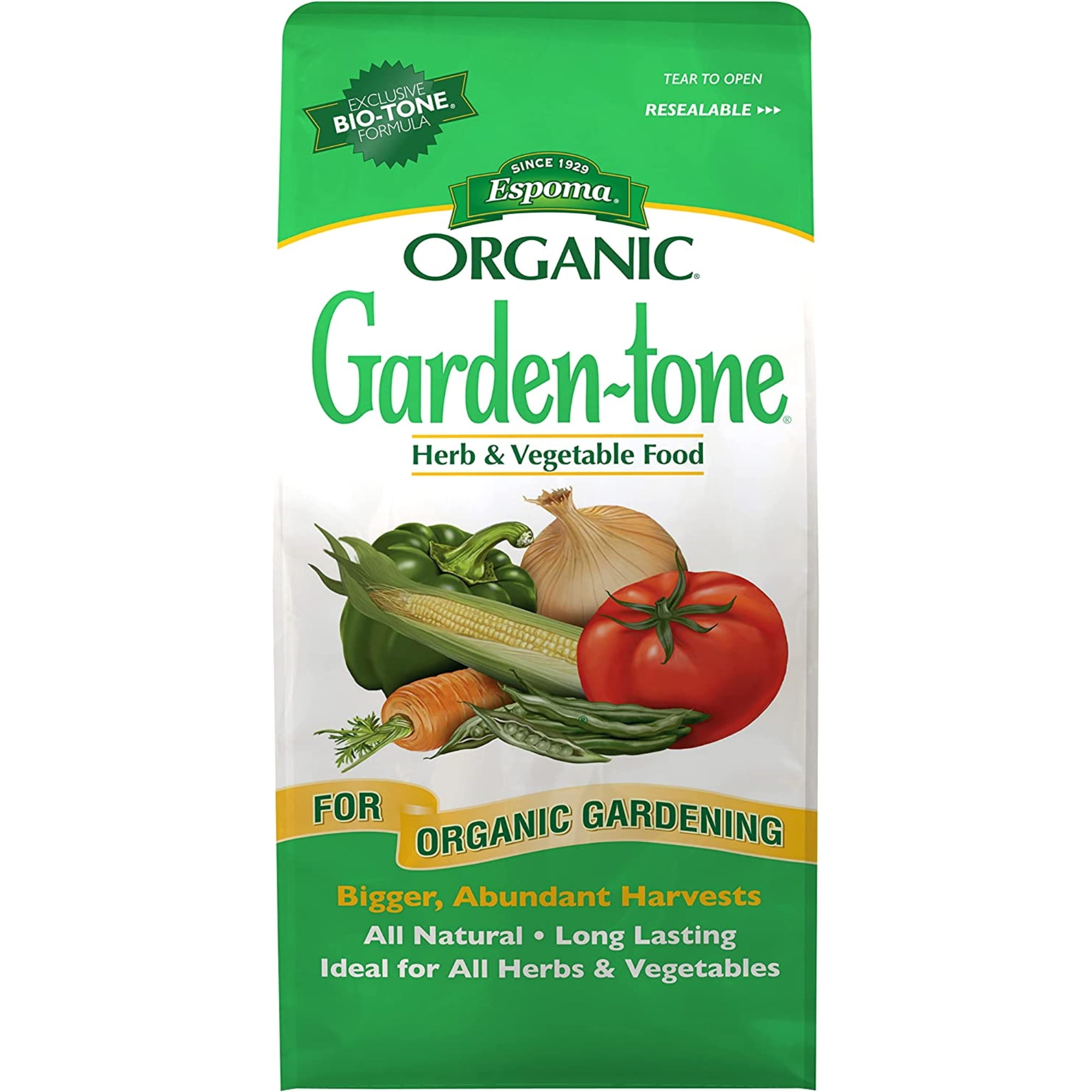 Espoma Organic Garden Tone Herb and Vegetable Garden Food, 18lb.