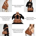 thumbnail image 7 of Sunyuer Soft PU Leather Tote Bag for Women, Large Capacity Hobo Handbag Shoulder Bags Multi-Pocket Crossbody Bag, 7 of 7