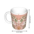 thumbnail image 2 of Yiaed Swan Couple Print Ceramics Coffee,Large Handle Design,Extra Large Tea and Coffee Cup for Office and Home Mugs, 2 of 6