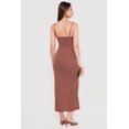 thumbnail image 3 of Women's Ribbed Knit Front Slit Scoop Neck Dress, 3 of 3