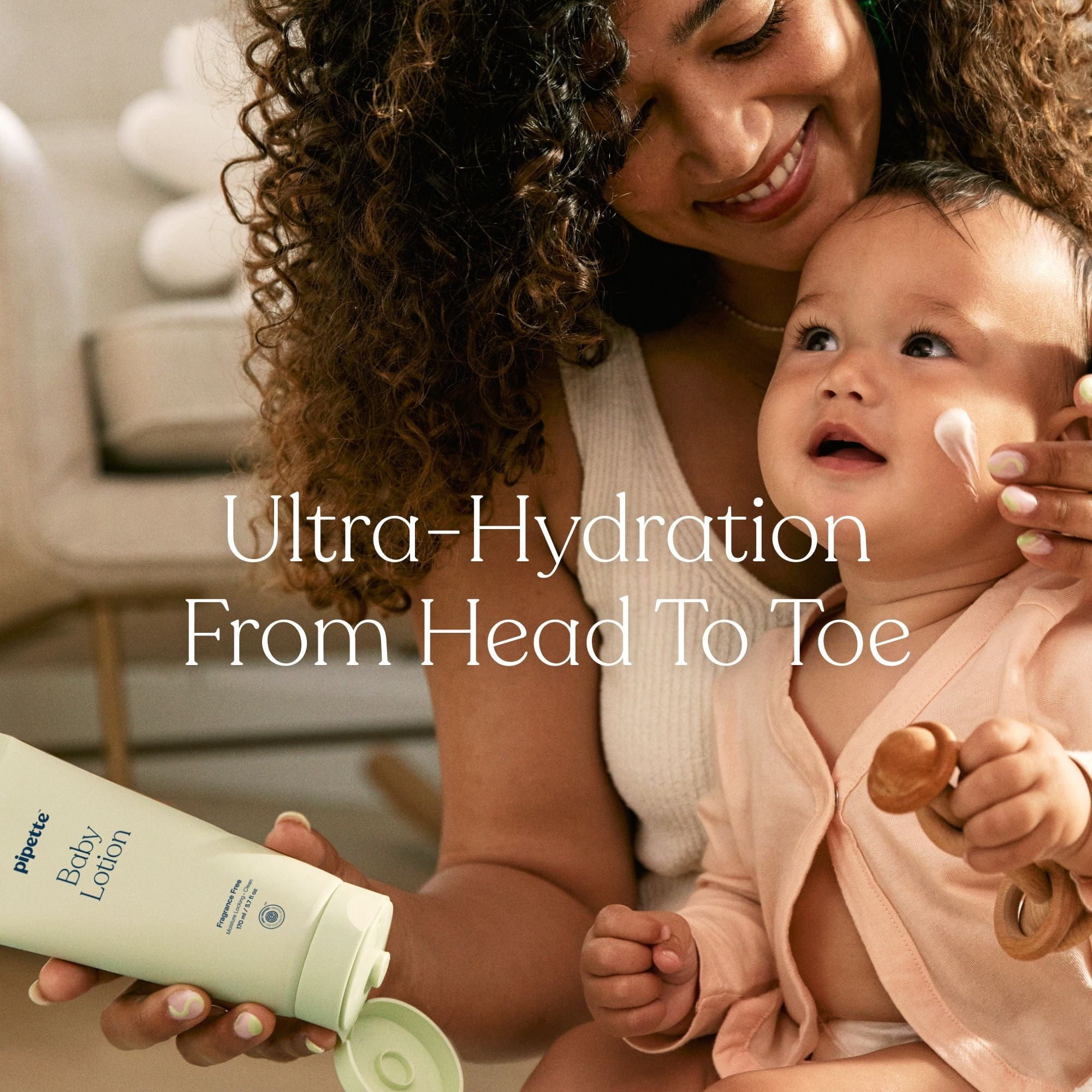 (2 pack) Pipette Baby Lotion, Ultra-Hydration, Fragrance Free, 5.7 fl oz