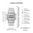 thumbnail image 3 of Reloj Transparente Estilo Retro  Dorado con transparente, 3 of 3
