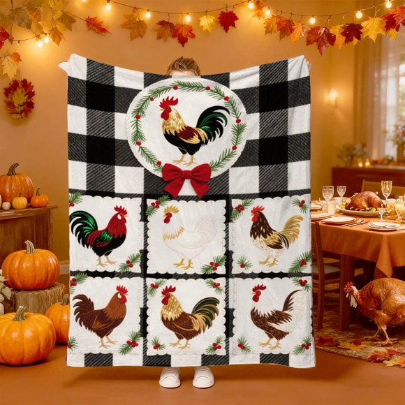 EGNMCR Throw Blanket, Throw Blanket for Couch Thanksgiving Pumpkin Maple Leaf Fruit Blanket Digital Print Flannel Blanket Warm And Cozy Nap Blanket Flannel Blanket