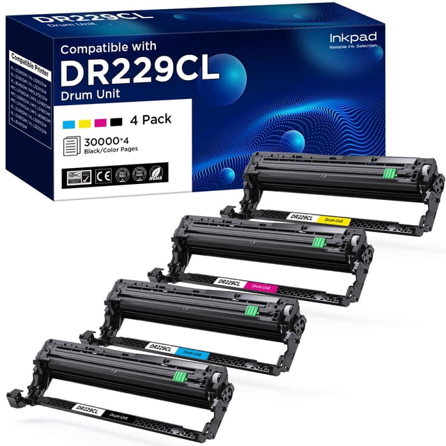 Unidad de tambor InkPad DR229CL de repuesto para impresora Brother