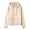 Beige, variant on VANLOFE Long Sleeve Warm Color Solid Women's Sweater for Winter All-match Winter Hoodie for Women Daily Hoodie Clean Without Printing Sweater 2XL Blue