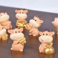 thumbnail image 6 of AYYUFE Fortune New Year Golden Bull Ornaments Micro Landscape DIY Desktop Decor Gift, 6 of 8