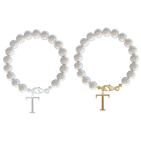 

Christmas Deal 2PCS Stainless Steel 26 Letters Charm 26 Initial Cup Accessories Pearl Cup Handle Charm Lobster Clasp Chain