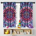 thumbnail image 5 of Blackout Kids Curtains,Colorful Tie Dye Pattern Childrens Insulated Curtains Set Of 2,Bedroom Essentials,Toddler Room Decor 42"x54", 5 of 5