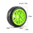 thumbnail image 4 of Llantas de Plástico Bewildely RCGOFOLLOW 1/8 WRC Feishen Blanco, 4 of 6