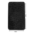 thumbnail image 2 of Super Water Absorbent Memory Foam Bath Mat Cobblestone Bathroom Rugs Machine Washable Bath Rugs 16 x 24 inch, 2 of 9