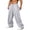 New-Gray, variant on PNTUTB Athletic Pants for Mens Baggy Sweatpants Solid Color Loose Drawstring Lounge Wear Gym Workout Casual Wide Leg Joggers with Pockets
