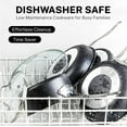 thumbnail image 7 of Granitestone 20 Pc Complete Pots and Pans Set Non Stick, Pot and Pan Set Cookware Set with Deep Frying Pan and Bakeware, Non Stick Pots and Pan Set with Utensils, Oven/Dishwasher Safe, Black, 7 of 7