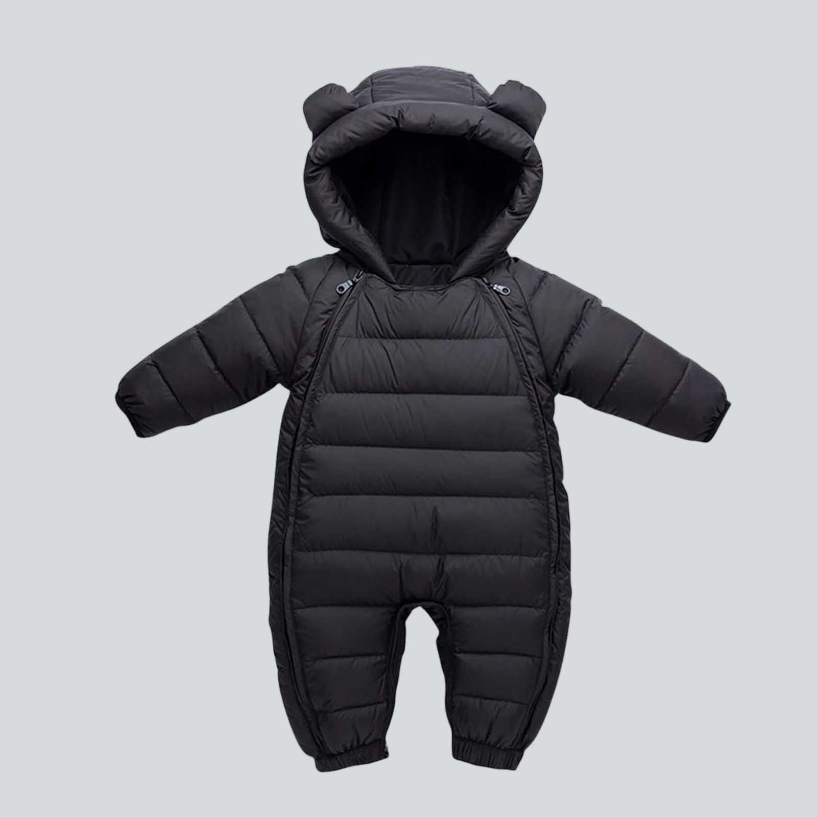 XuJwPNcy Baby Snowsuit Boys Girls Winter Clothes Infant Warm Jacket Newborn One Piece Coat with Hooded 3-24 Months