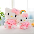 thumbnail image 4 of Cute Hello Kitty Pink Plush Stuffed Toys Anime Cartoon Plushie Doll Soft Stuffed Pillow Toys For Children Birthday Xmas Gifts, 4 of 5