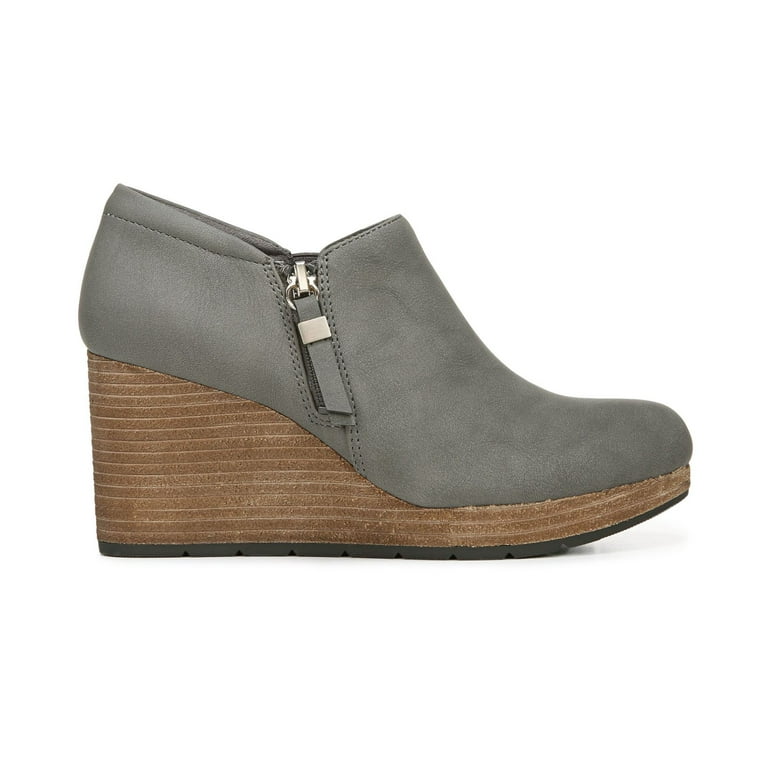 Dr scholl's create wedge bootie grey discount