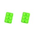 thumbnail image 4 of Cateissary Molde para hornear antiadherente: distribución uniforme de la temperatura Molde de silicona navideño asequible Duradero verde 2Conjunto, 4 of 6