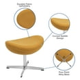 thumbnail image 5 of Flash Furniture Citron Fabric Swivel Wing Chair and Ottoman Set, 5 of 13
