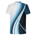 thumbnail image 4 of Mefallenssiah Hauts pour Hommes, Liquidation T-Shirt à Manches Courtes Imprimé Col Rond Mode Décontractée Manches Courtes, 4 of 5