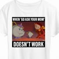 thumbnail image 3 of Disney Princess - When 'Ask Mom' Doesn't Work - Women's Short Sleeve Graphic T-Shirt, 3 of 5