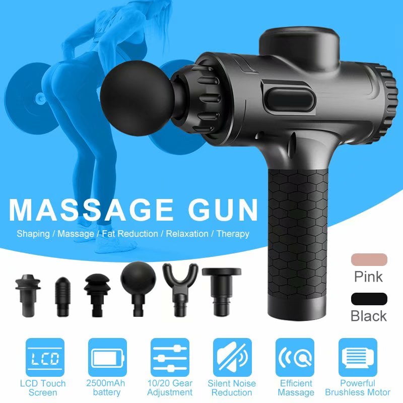 Massage Gun Electric Muscle Percussion Vibration Physiotherapy Therapy
