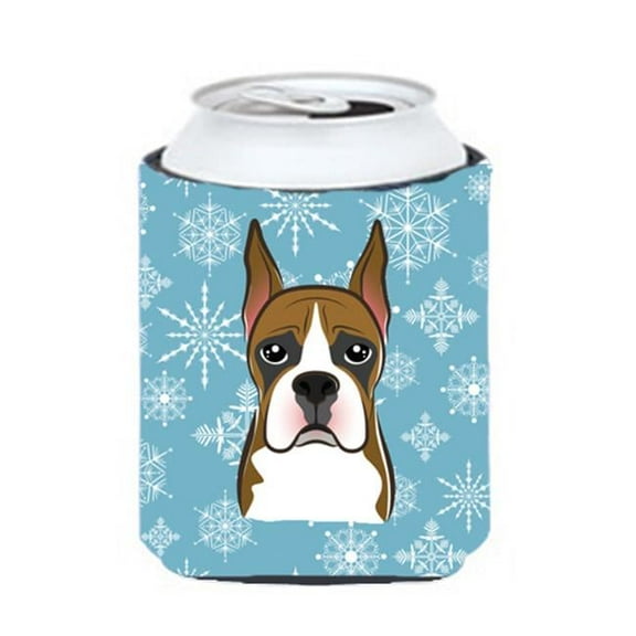 Snowflake Boxer Can & Bottle Hugger