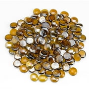 BBQGuys Signature 3/4-Inch Caramel Luster Fire Beads - 10 Pounds