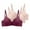 Wine#2, variant on jobturf 3 Pack Plus Size Bras for Women Comfortable Wireless Seamless Full Coverage Everyday Bra Adjustable Strap Breathable Support Bralettes