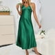 thumbnail image 4 of Camisón corto de seda helada para mujer, lencería, ropa interior, bata, vestido de dormir, 4 of 8