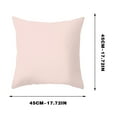 thumbnail image 3 of LiUMX Modern Solid Color Outdoor Pillow Covers | 2-Pack 18x18 Inch Square Cushion Covers | Weather-Resistant Fabric for Patio Furniture Decor, 3 of 5