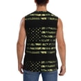 thumbnail image 4 of Easygdp American Flag Camo Men's Breathable Tank Tops Sleeveless Sporty T Shirts for Basketball, Mountaineering, Bodybuilding -Medium, 4 of 8