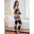 thumbnail image 4 of Pijama Afelpada Mujer Polar Pantalón Sudadera, 4 of 5