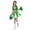 Green, variant on RUTAYY Kids Girls Outfits Sets Cheerleading Stage Performance Competition Party Set Holiday Vacation Beach, Green, 5-6 Years