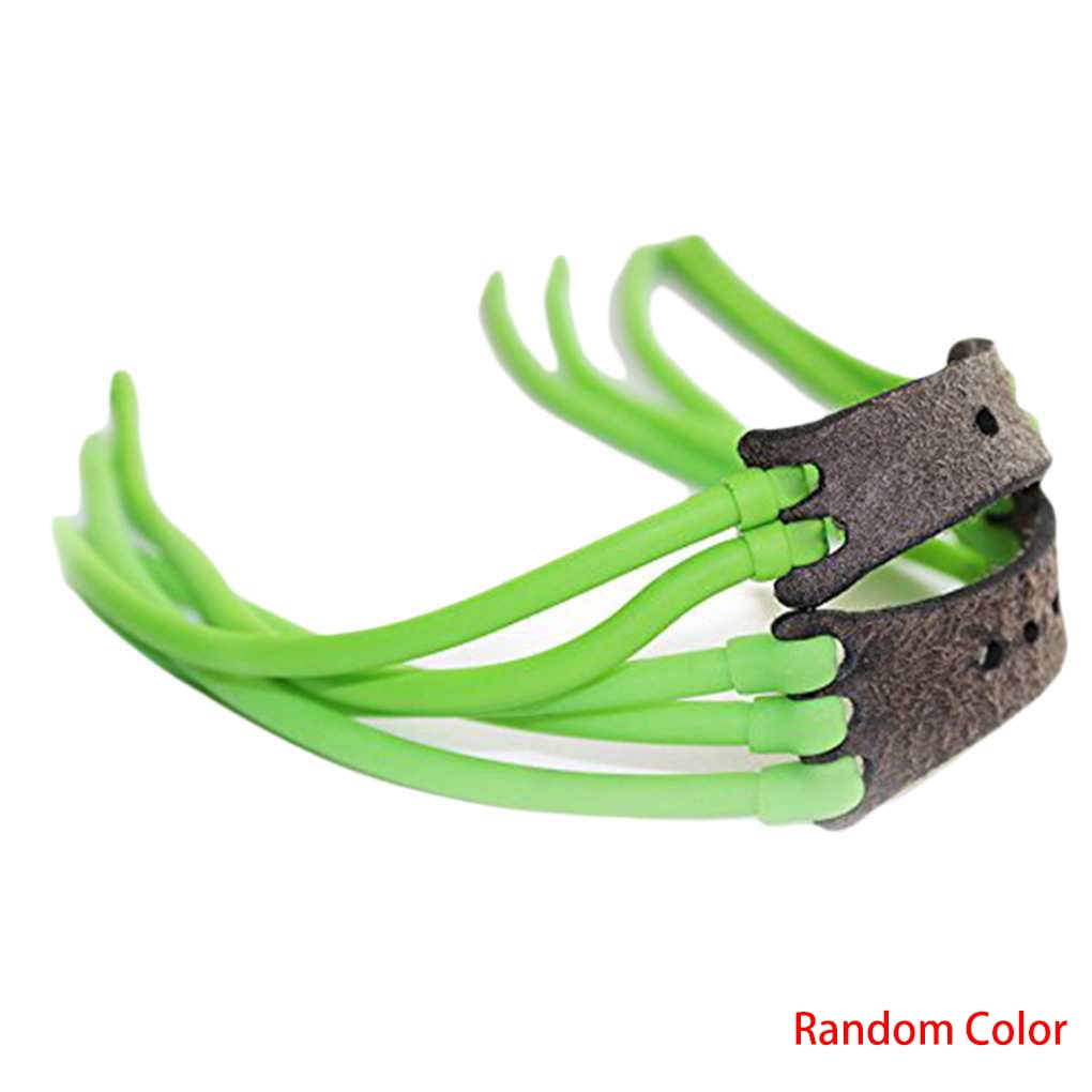 Color Random Smarty 3Pcs Powerful Resilient Slingshot Bands Replacement Elastic Latex Catapult Tube