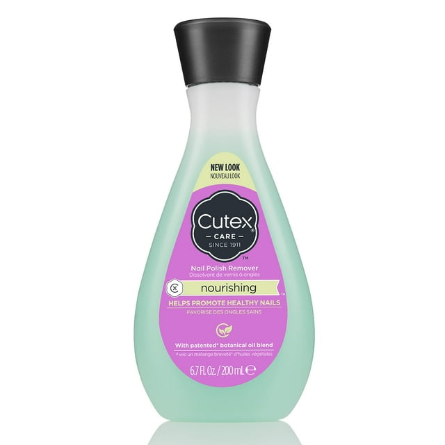 Quitaesmalte Cutex Nourishing con vitaminas E y aceite de albaricoque