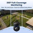 thumbnail image 3 of Reolink Altas PT Ultra 4K Battery Solar Black Security Camera, 360° Pan Tilt, Pre-Recording, Color Night Vision, 3 of 11