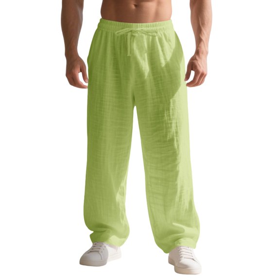 Mens Pants Sweat Pants for Mens Casual Straight Leg Pants for Home and Beach Comfortable and Stylish Casual Wear for