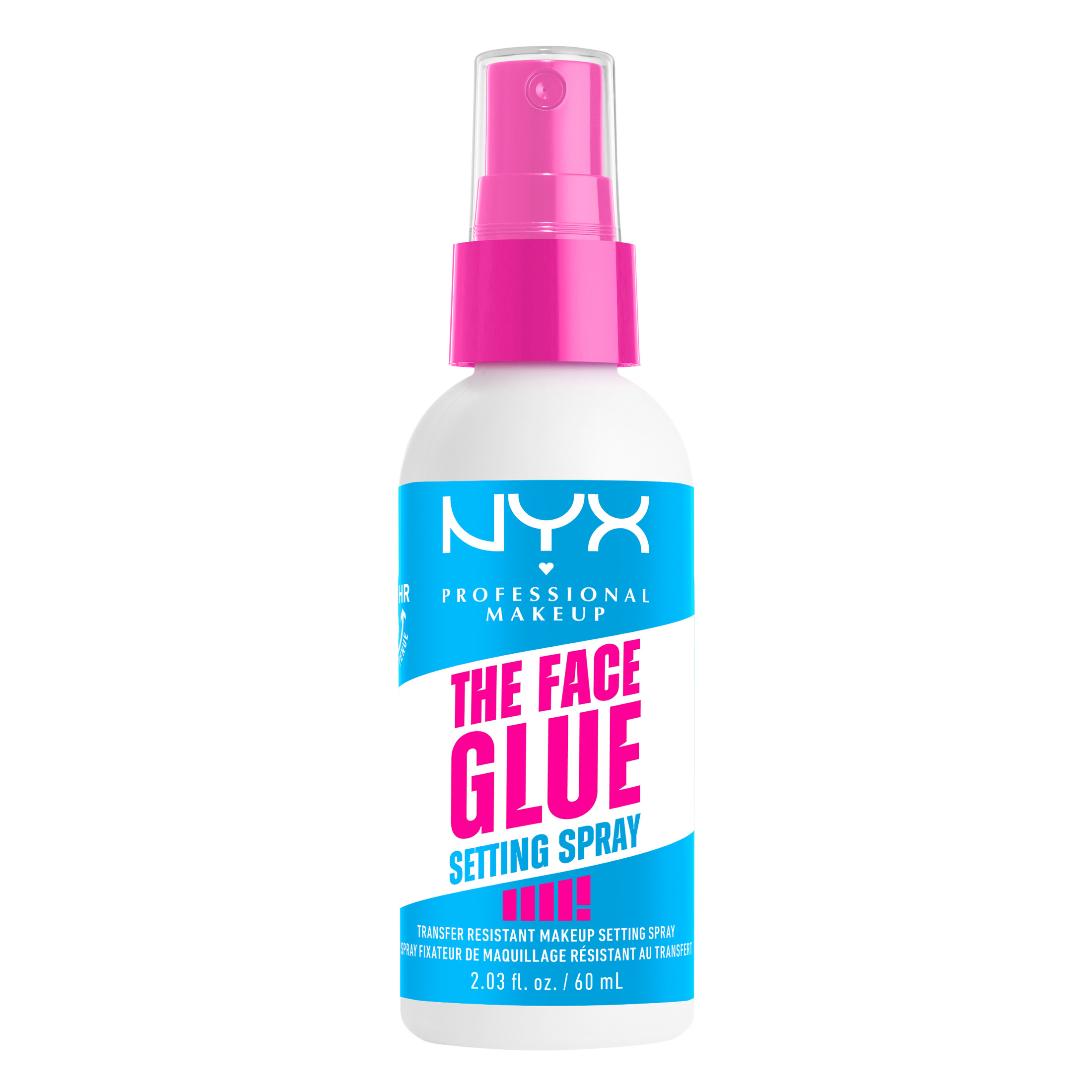 NYX Professional Makeup The Face Glue Transfer Resistant Makeup Setting Spray, 2 fl oz
