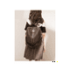 thumbnail image 5 of Kit Mochila Moda Bolso Casual Para Mujer, 2 Piezas Marron oscuro Cierre Vertical  beige, 5 of 5