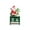 GREEN, variant on CASAFUN Christmas Countdown Sign with Blocks Wooden Days Until Advent Calendar Santa Snowman Deer Decor Holiday Farmhouse Kitchen Table Room Decor with Vintage Children Toys and Gifts