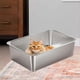 thumbnail image 2 of Cat Litter Box Sided Cat Toilet Open Litter Tray 45x35x15 cm Sandbox Pet Supplies, 2 of 5