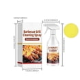 thumbnail image 3 of Oven And Grill Cleaner Spray 120ml, No-Stick Barbecue Grill Cleaning Spray, BBQ Grills Grime Remover For Safely Cleans Burnt Food And Grease, 3 of 6