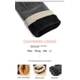 thumbnail image 2 of Women's Leather Warm Gloves Autumn And Winter Plus Velvet Warm Warm Women's Fashion Bow Touch Screen Gloves M, 2 of 8