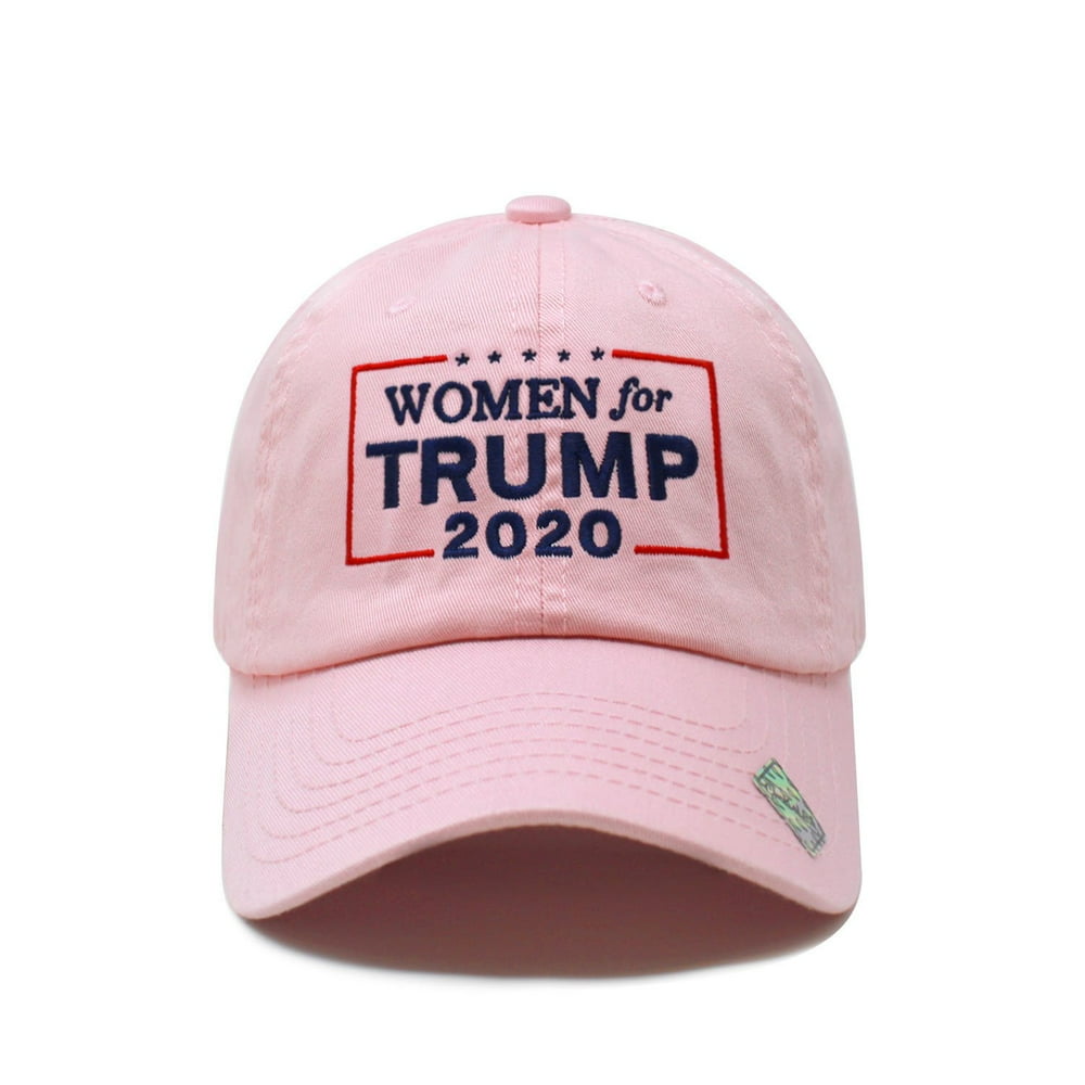 Women for Trump 2020 Campaign Embroidered US Trump Hat Baseball Cap