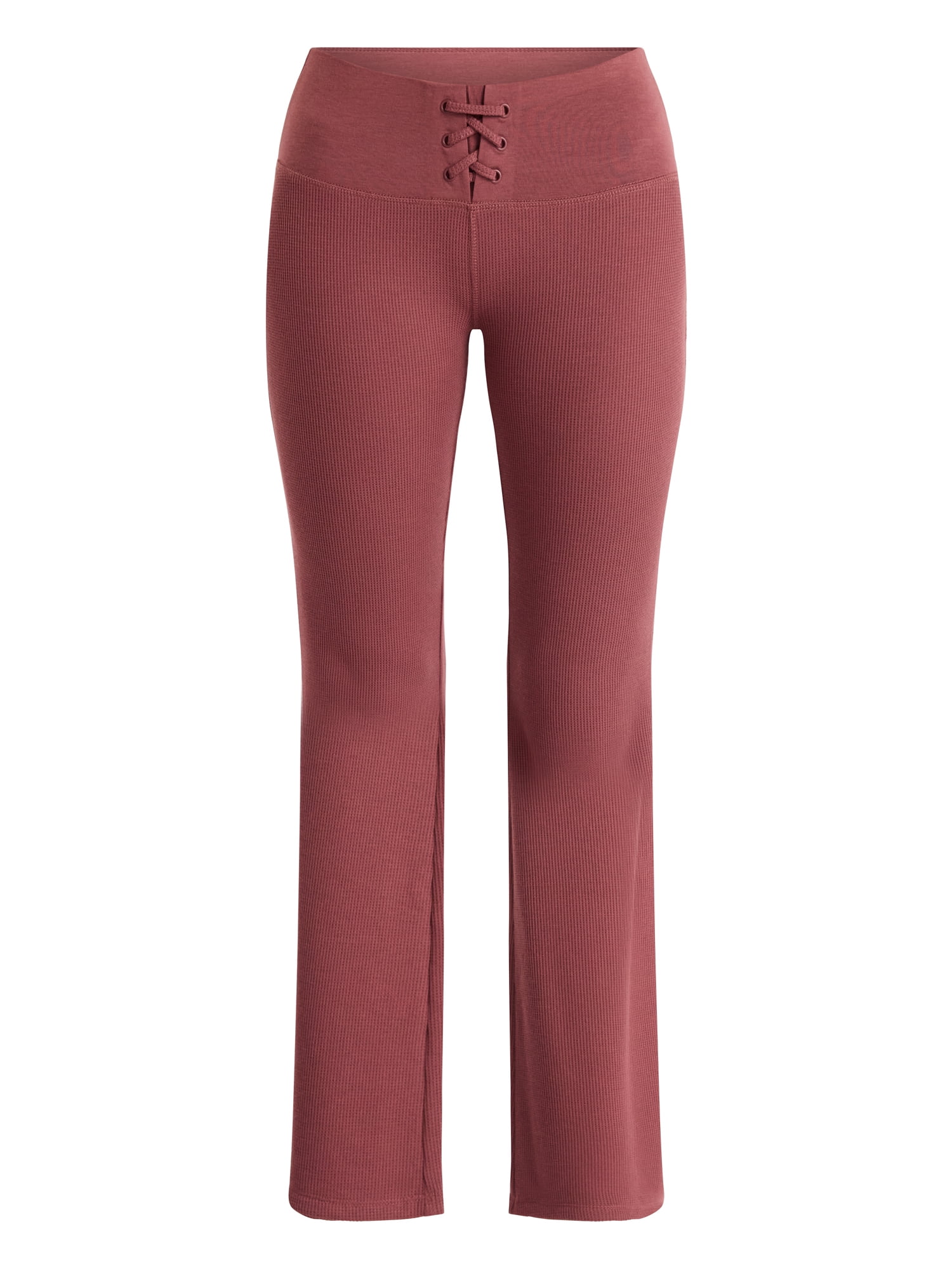 No Boundaries Waffle Knit Pants, 31.5'' Inseam, Women's - Walmart.com
