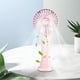 thumbnail image 3 of Mini ventilador de mano 2025, recargable por USB, portátil, pequeño, personal, potente, con diseño compacto para estudiantes, dormitorios, oficinas, uso al aire libre | Opciones en blanco, a, 3 of 5